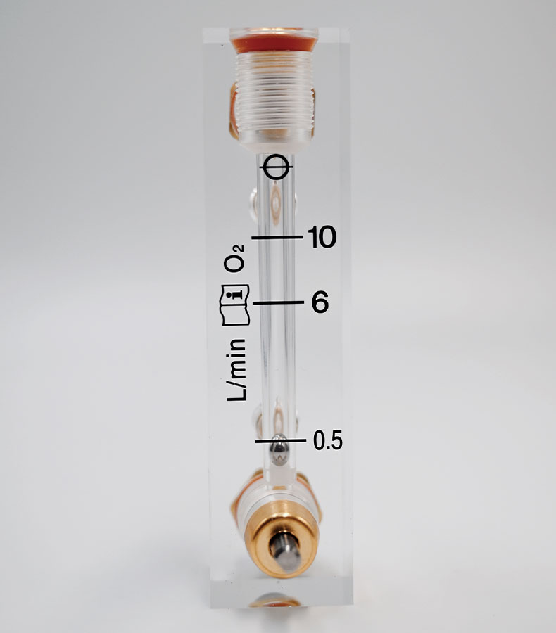 0.5-10L有阀亚克力单管流量计