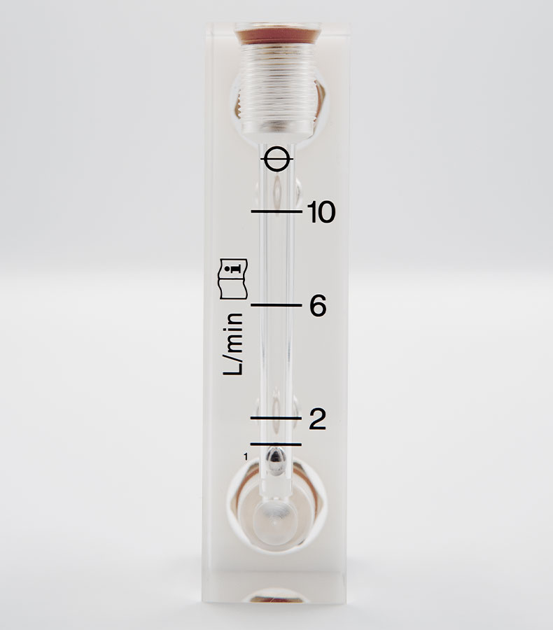 10L无阀亚克力单管流量计